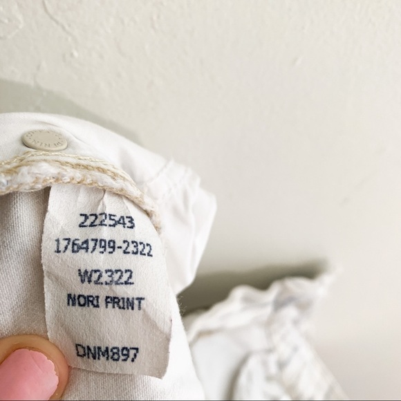 Paige Verdugo Ankle Nori Print White Skinny Jeans Sz 27 - Picture 11 of 15